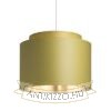 DOUBLE 40/30 lámpabúra  Chintz oliva/ezüst fólia  max. 23W