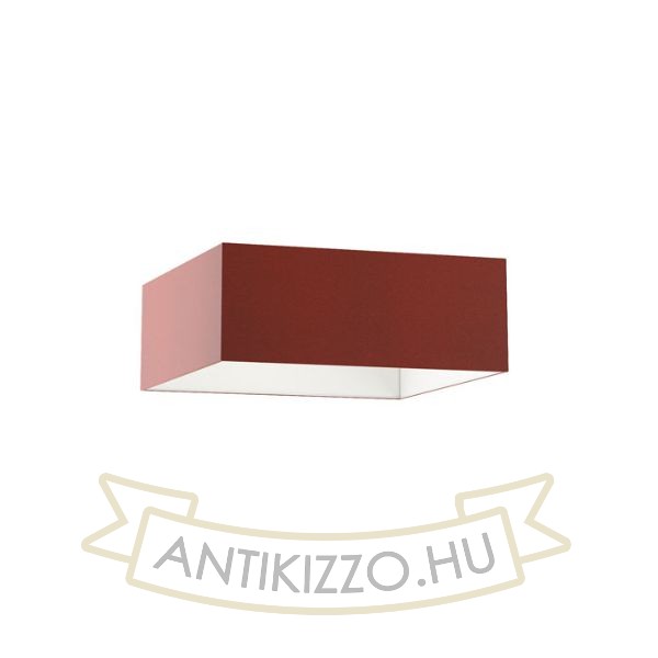 TEMPO 50/19 lámpabúra  Chintz terrakotta/fehér PVC  max. 23W