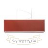 LOPE 80/23 lámpabúra  Chintz terrakotta/fehér PVC  max. 23W