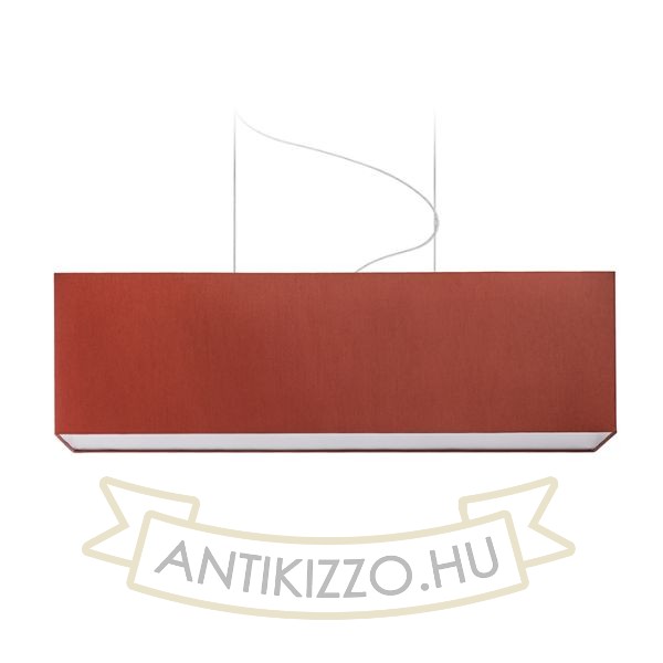 LOPE 80/23 lámpabúra  Chintz terrakotta/fehér PVC  max. 23W