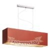LOPE 80/23 lámpabúra  Chintz terrakotta/fehér PVC  max. 23W