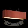 LOPE 80/23 lámpabúra  Chintz terrakotta/fehér PVC  max. 23W