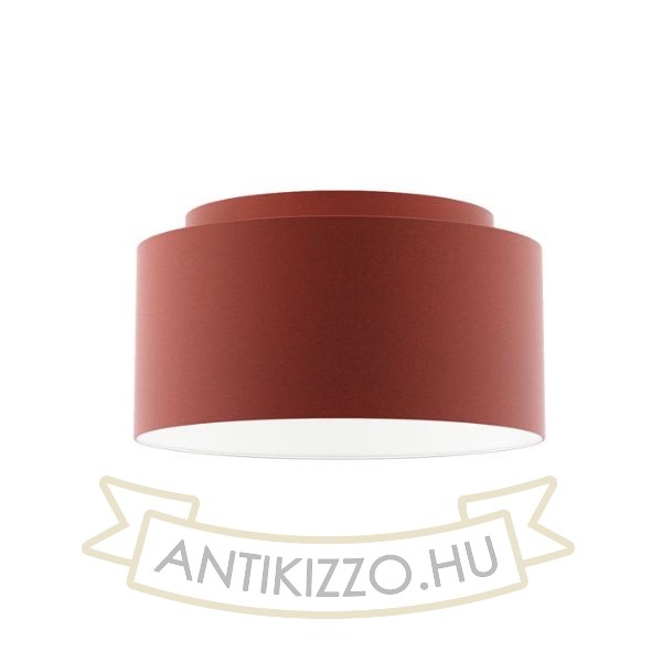 DOUBLE 55/30 lámpabúra  Chintz terrakotta/fehér PVC  max. 23W
