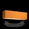 LOPE 80/23 lámpabúra  Chintz narancssárga/fehér PVC  max. 23W