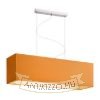 LOPE 80/23 lámpabúra  Chintz narancssárga/fehér PVC  max. 23W