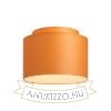 DOUBLE 40/30 lámpabúra  Chintz narancssárga/fehér PVC  max. 23W