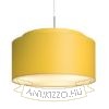 DOUBLE 55/30 lámpabúra  Chintz sárgabarack/fehér PVC  max. 23W