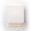 Kép LOPE W 25/14 fali lámpa  Polycotton fehér/fehér PVC 230V LED E27 15W