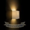 Kép LOPE W 25/14 fali lámpa  Polycotton fehér/fehér PVC 230V LED E27 15W