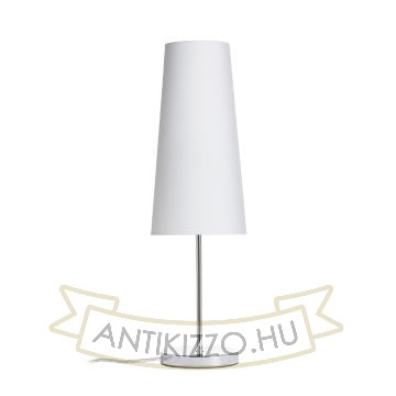 Kép CONNY 15/30 asztali lámpaernyő Polycotton fehér/fehér PVC max. 23W