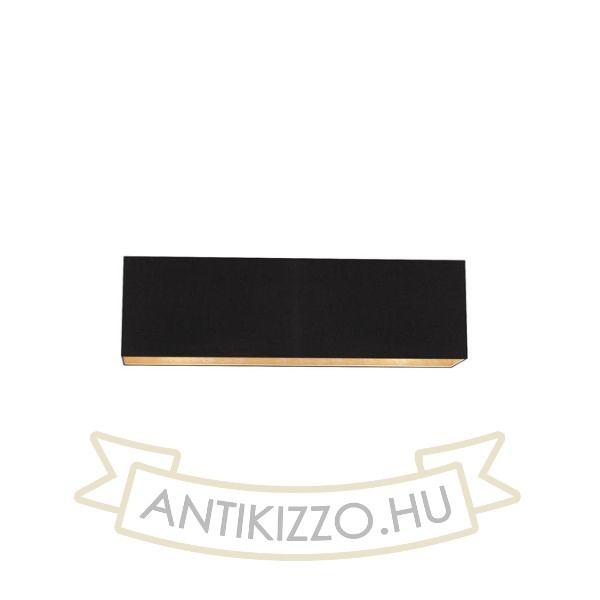LOPE 80/23 lámpabúra Polycotton fekete/réz fólia max. 23W