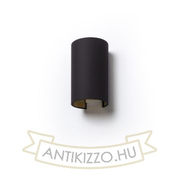 Kép RON W 15/25 fali lámpa  Polycotton fekete/arany fólia 230V LED E27 15W