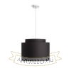 DOUBLE 40/30 lámpabúra  Polycotton fekete/arany fólia  max. 23W