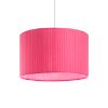 Kép RON 40/25 lámpabúra  Plissé rózsaszín  max. 23W