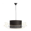 RON 40/25 lámpabúra  Plissé fekete  max. 23W