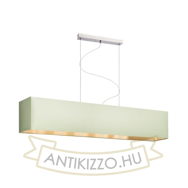 Kép LOPE 120/22 lámpabúra  Chintz menta/ezüst fólia  max. 23W