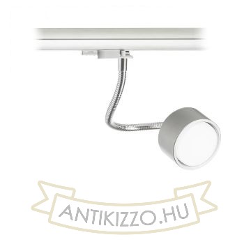 Kép PIXIE libanyak háromfázisú áramkörös sínre ezüstszürke króm 230V LED GX53 7W
