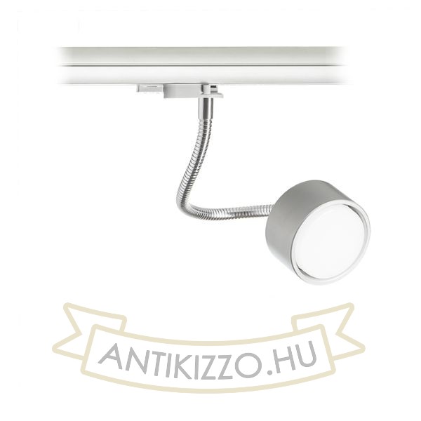 Kép PIXIE libanyak háromfázisú áramkörös sínre ezüstszürke króm 230V LED GX53 7W
