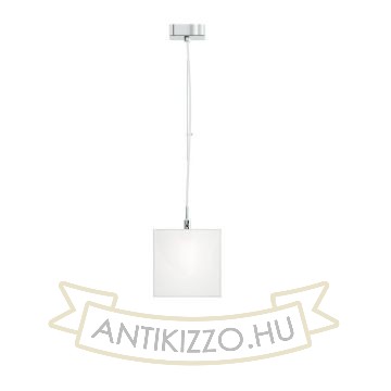 Kép LUCIA 15x15 függő lámpa  szatén üveg/króm 230V LED G9 5W