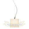 Kép LUCIA 15x15 függő lámpa  szatén üveg/króm 230V LED G9 5W