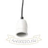 Kép FABIO függesztő készlet fekete porcelán 230V LED E27 15W