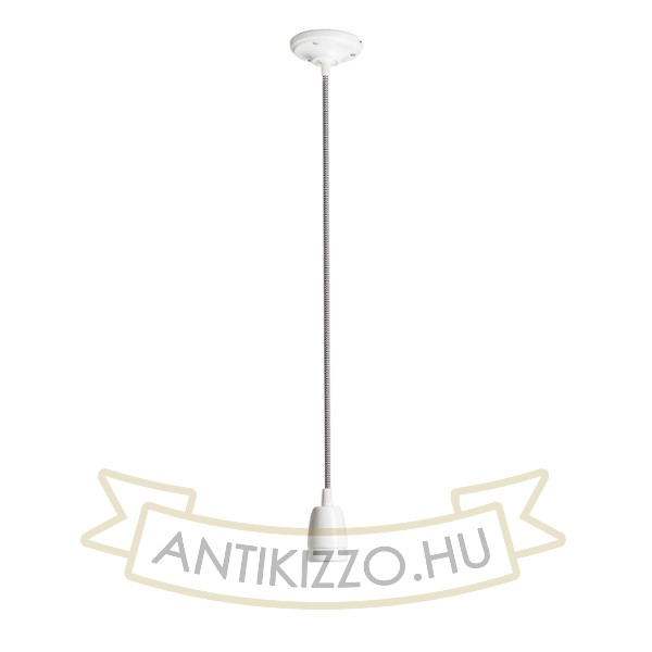 Kép FABIO függesztő készlet fekete/fehér porcelán 230V LED E27 15W