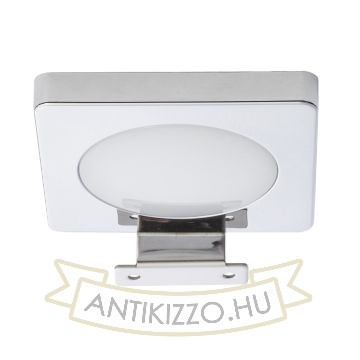 Kép YOLO SQ tükörmegvilágító lámpa  króm 12V= LED 4W IP44  3000K