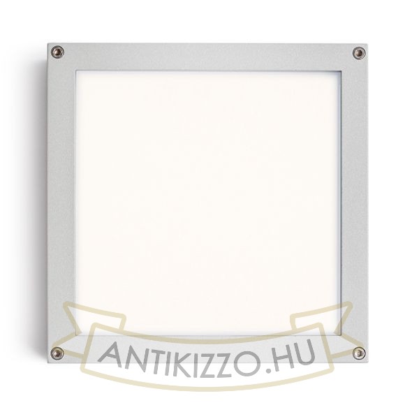 SCOTT mennyezeti lámpa ezüstszürke 230V LED 9.8W IP54 3000K