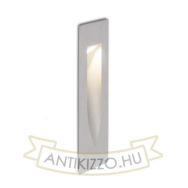 Kép GAP süllyesztett lámpa ezüstszürke  230V LED 3W IP54  3000K