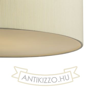 Kép LALO 55 függő lámpa krémfehér matt nikkel 230V LED E27 3x15W