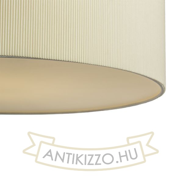 Kép LALO 55 függő lámpa krémfehér matt nikkel 230V LED E27 3x15W