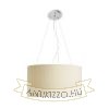 Kép LALO 55 függő lámpa krémfehér matt nikkel 230V LED E27 3x15W
