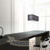 Kép LOPE 80 függő lámpa fekete matt nikkel 230V LED E27 4x15W