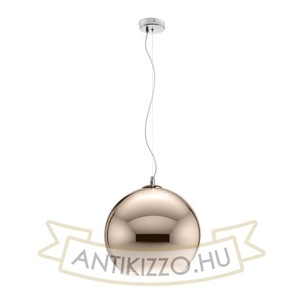 Kép BEAU MONDE 25 függő lámpa  réz üveg 230V LED E27 15W