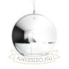 Kép BEAU MONDE 35 függő lámpa  krómozott üveg/tiszta üveg 230V LED E27 15W