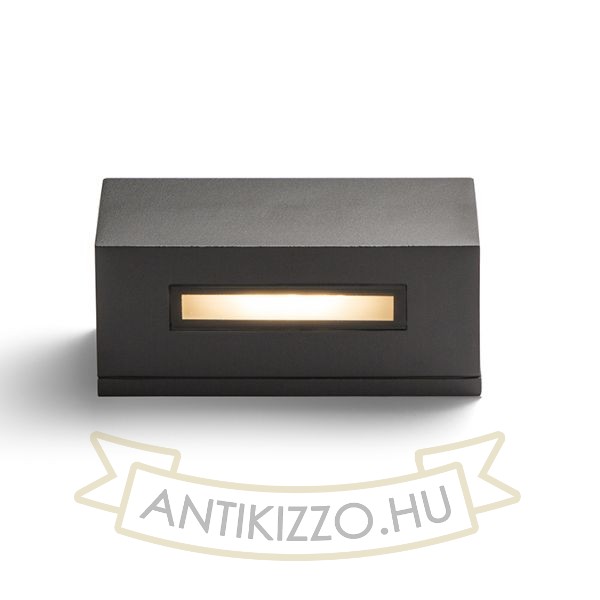 WOOP fali lámpa antracit  230V R7s 78mm 12W IP54