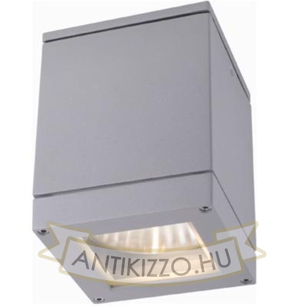 QUADRA M mennyezeti lámpa ezüstszürke  230V LED E27 8W IP54
