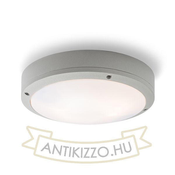 SONNY mennyezeti lámpa ezüstszürke  230V LED E27 2x15W IP54