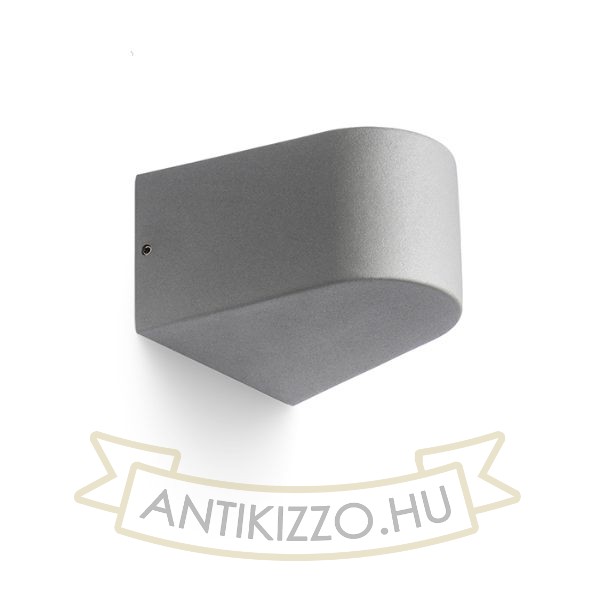 SIX fali lámpa ezüstszürke  230V/700mA LED 3W 60° IP54  3000K