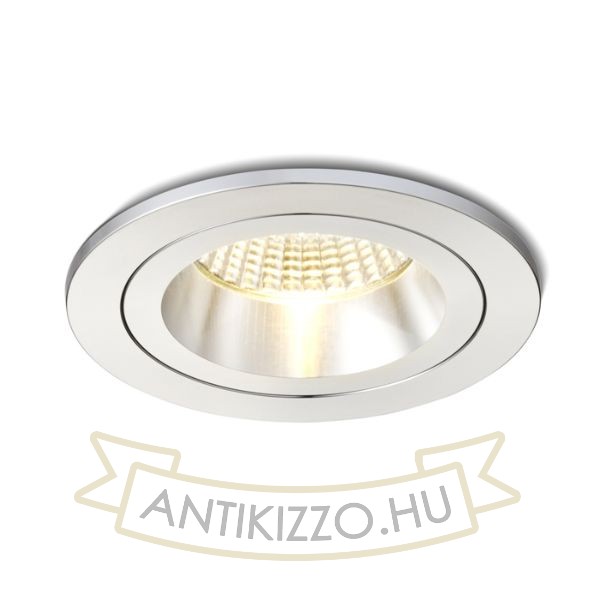 MAYDAY CC süllyesztett lámpa szálcsiszolt alumínium 230V/700mA LED 9W 2700K
