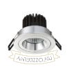MAYDAY CC süllyesztett lámpa szálcsiszolt alumínium 230V/700mA LED 9W 2700K