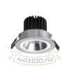 MAYDAY CC süllyesztett lámpa szálcsiszolt alumínium 230V/700mA LED 9W 2700K
