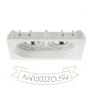 Kép DINGO II dönthető lámpa  gipsz 230V LED G53 2x15W
