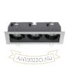 Kép MONE III dönthető ezüstszürke  12V GU5,3 3x50W