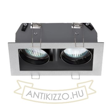Kép MONE II dönthető ezüstszürke  12V GU5,3 2x50W