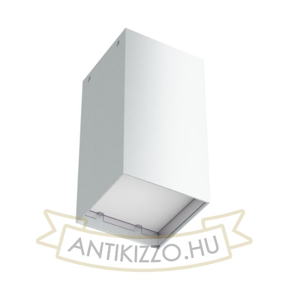 Kép MEA mennyezeti szögletes lámpa  szálcsiszolt alumínium 230V LED E27 15W