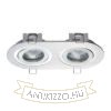 Kép BIZZ II dönthető  szálcsiszolt alumínium 12V GU5,3 2x50W