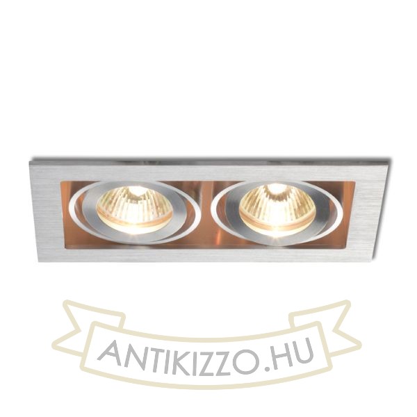 Kép FIZZ II dönthető lámpa alumínium 12V GU5,3 2x50W