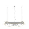 Kép STRUCTURAL 55x55 függő lámpa szálcsiszolt alumínium 230V 2G11 3x36W