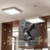 Kép STRUCTURAL 55x55 függő lámpa szálcsiszolt alumínium 230V 2G11 3x36W